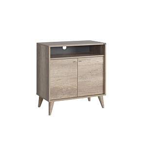 Meuble Multifonctions London 2 Portes + Niche - Oak