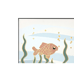 Tableau Aquariome 40X40 - Multicouleur