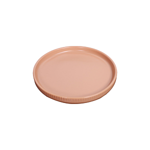 Plat En Porcelaine 15,5Cm - Beige Foncé