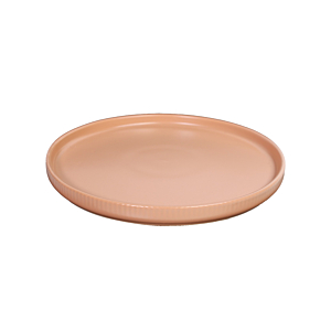 Plat En Porcelaine 20Cm - Beige Foncé