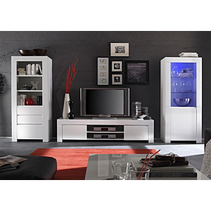 Grand Meuble Tv Amalfi 190Cm - Blanc