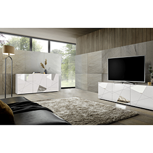 Buffet Vittoria 4 Portes - Blanc