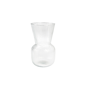 Vase En Verre 9,5Cm - Blanc Soldes été