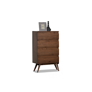 Chiffonier 4 Tiroirs Bali - Marron Chambre double