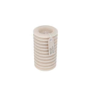Bougie Nervurée 14Cm - Gris Clair Bougies décoratives