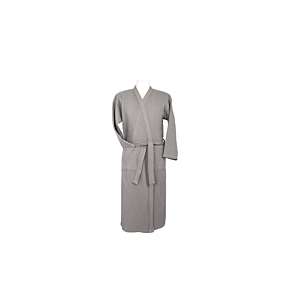 Peignoir Kimono Nid Abeille - Gris Promos printemps