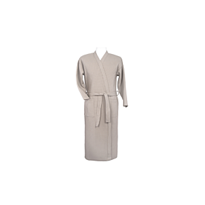 Peignoir Kimono Nid Abeille - Beige Promos printemps