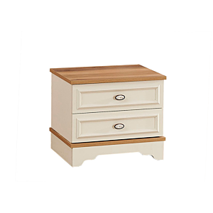 Table De Chevet Ayla - Blanc / Chêne Chambre enfant