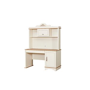 Bureau Ayla Avec Environnement - Blanc / Chêne