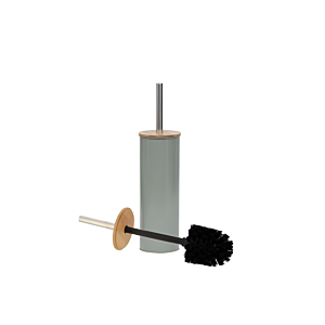 Brosse Wc Prestige Métal Avec Couvercle - Kaki