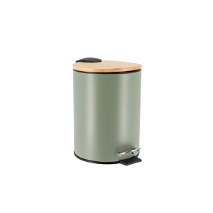 Poubelle Prestige Avec Frein De Chute 3L - Kaki Salle de Bain