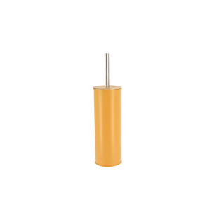 Brosse Wc Prestige Métal Avec Couvercle - Moutarde Salle de Bain