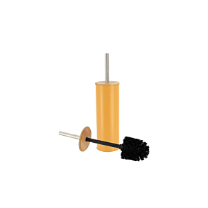 Brosse Wc Prestige Métal Avec Couvercle - Moutarde