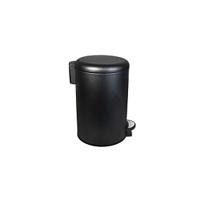 Poubelle 12L À Fermeture Souple - Noir Mat Soldes été vague 2