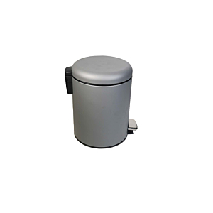 Poubelle 5L À Fermeture Souple - Gris Mat Décorations