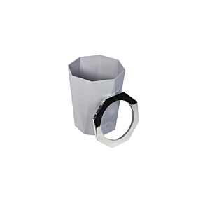 Poubelle 5L 25Cm - Gris