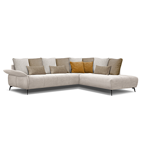 Canape D'Angle Droit Dressen Avec Accoudoir Inclinable
