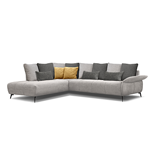 Canape D'Angle Gauche Dressen - Gris Clair