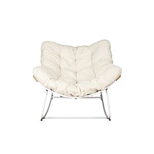 Fauteuil Bouclette Odin - Blanc