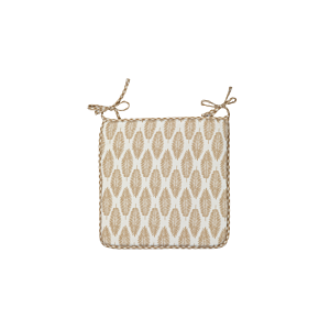 Galette Fall Aux Motifs Feuilles - Blanc / Beige Coussins décoratifs