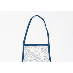 Tablier Simple Azur - Bleu / Blanc