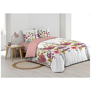 Parure De Lit 3 Pièces 260X240Cm Rosine - Multicouleur