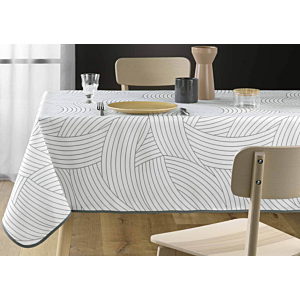 Nappe Décoratif Linea 150X240Cm - Blanc
