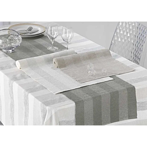 Chemin De Table Eldora - Gris Foncé