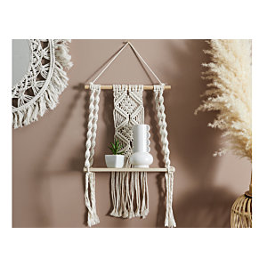 Étagère Murale Boho 30Cm - Beige 