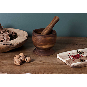 Mortier Et Pilon Acacia - Marron