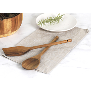 Cuillère Et Spatule Acacia - Marron