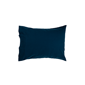 Taie D’Oreiller Uni 50X70Cm - Bleu Marine Textile