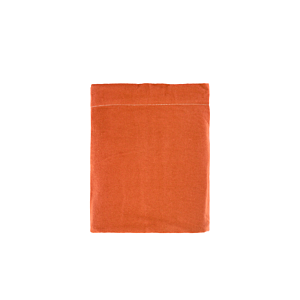 Drap Plat Uni Flanelle - Terracota Textile
