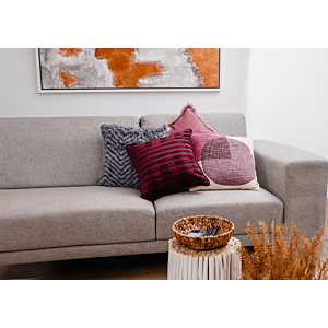 Coussin Décoratif 45X45Cm - Rouge Clair