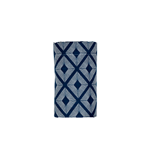Housse De Couette Losange - Bleu Marine Textile