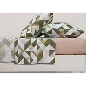 Drap Plat Asymetry - Vert