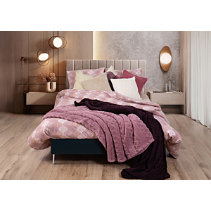 Housse De Couette Wavy 180X240Cm - Rose
