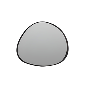 Miroir Organique 62,5X0,7X53,5Cm - Noir Décoration murale-ramadan