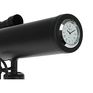 Horloge Télescope - Noir Mat