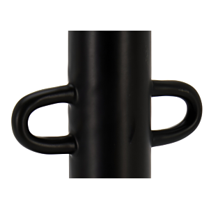 Vase Col Allongé 13X13X24Cm - Noir