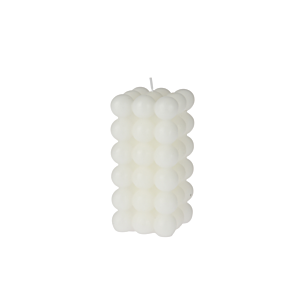 Bougie Carrée 6X6X12Cm - Blanc Cassé Bougies décoratives