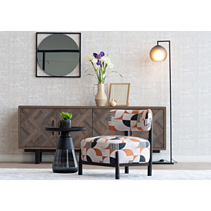 Fauteuil Fashion Aux Motifs Patchwork