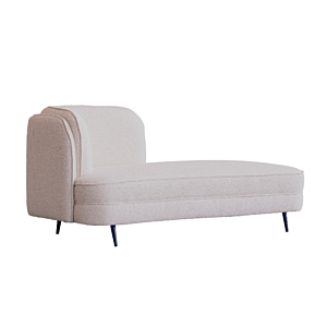 Canapé Méridienne Reva - Taupe