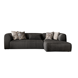 Canapé D'Angle Droit Soffice - Gris