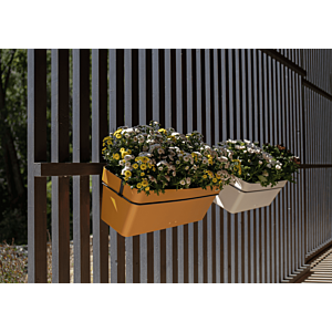 Pot À Plantes Capri 50Cm - Blanc