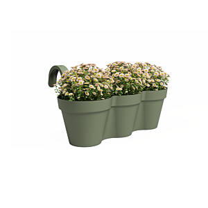 Pot Balcon Capri Triple 54Cm - Vert Soldes été vague 2