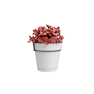 Pot Capri + Réservoir D'Eau 20Cm - Blanc Soldes été vague 2
