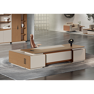 Bureau Presidentiel Majesty Gauche - Marron / Beige