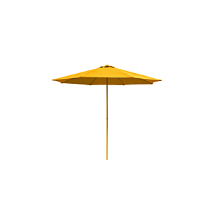 Parasol Sunrise Droit Avec Airvent 270Cm - Orange