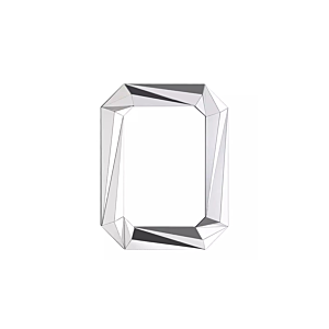 Miroir Décoratif 92Cm -Blanc Offres Ramadanesques